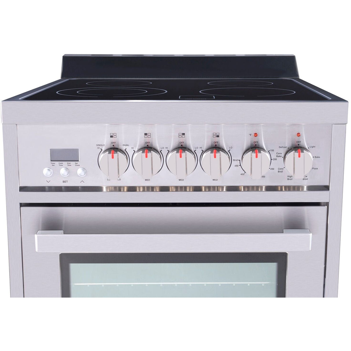 Galanz 24 in. Electric Slide-In Range in Stainless Steel (GL1FR24ASSARN)