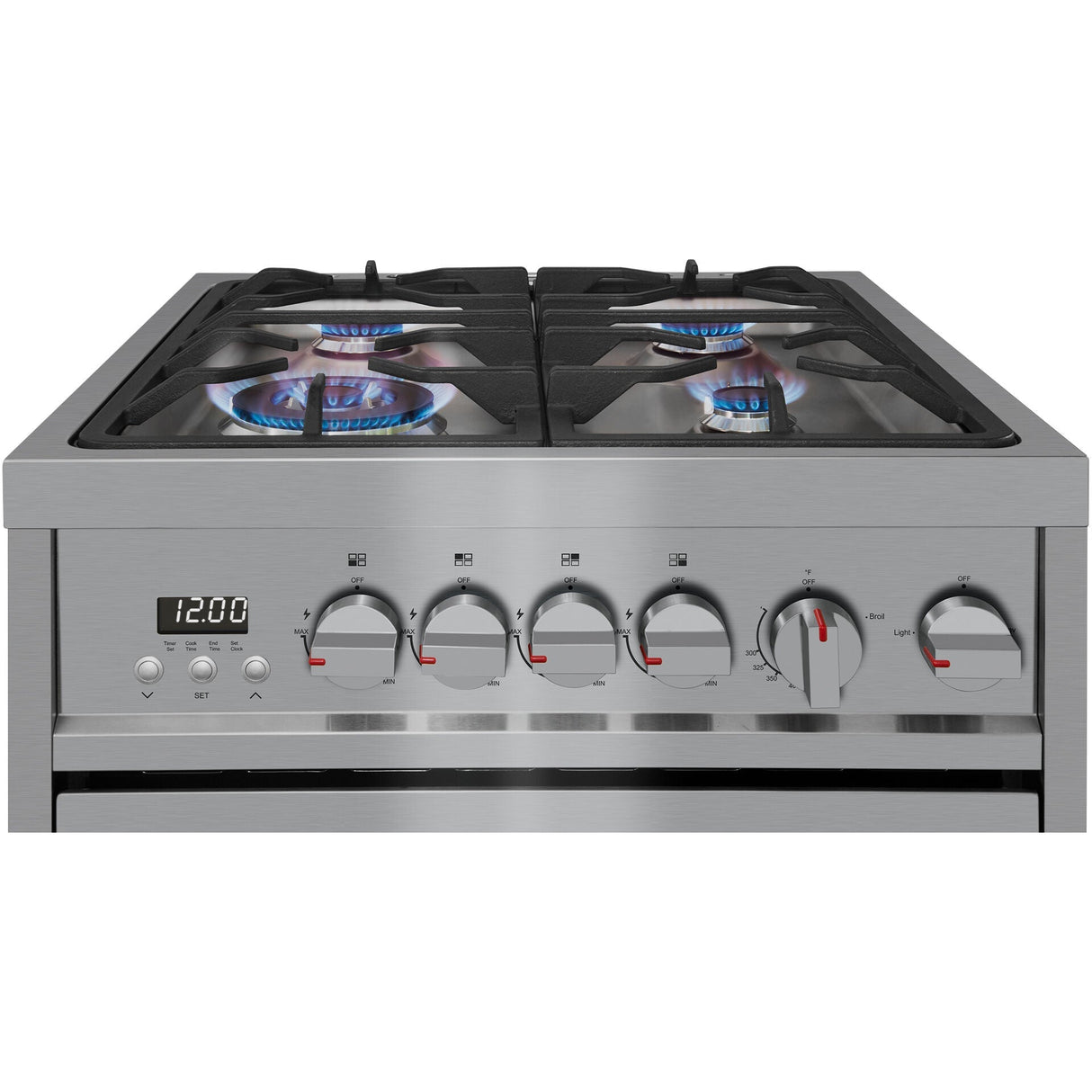 Galanz 24 in. Gas Slide-In Range in Stainless Steel (GL1FR24ASSAGN)