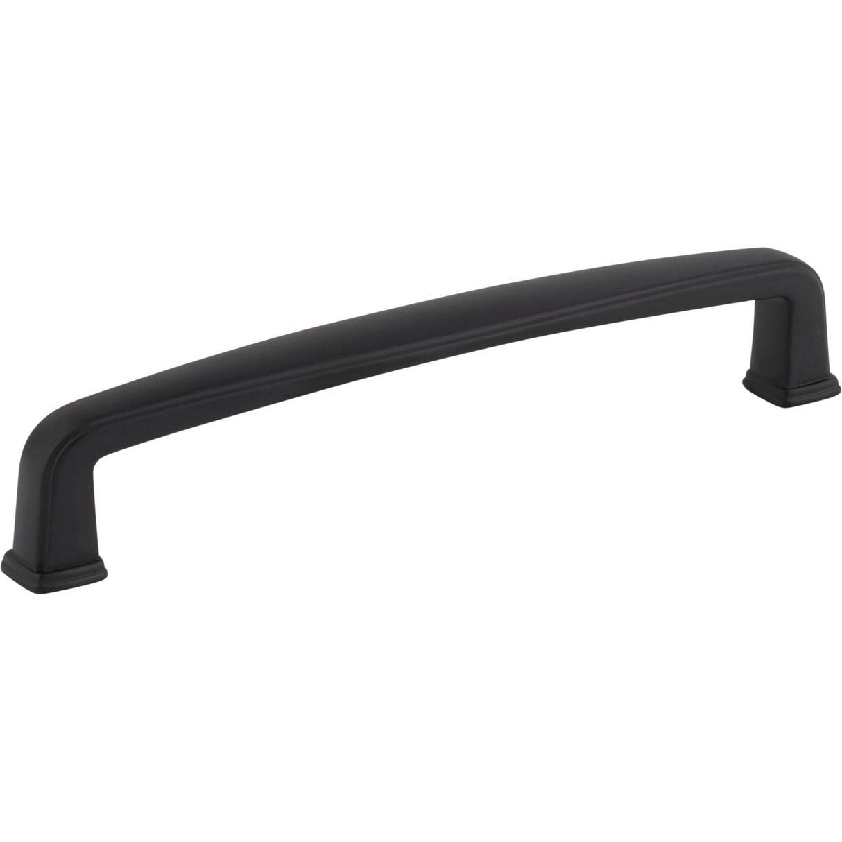 Square Milan 1 Cabinet Pull by Jeffrey Alexander - Matte Black