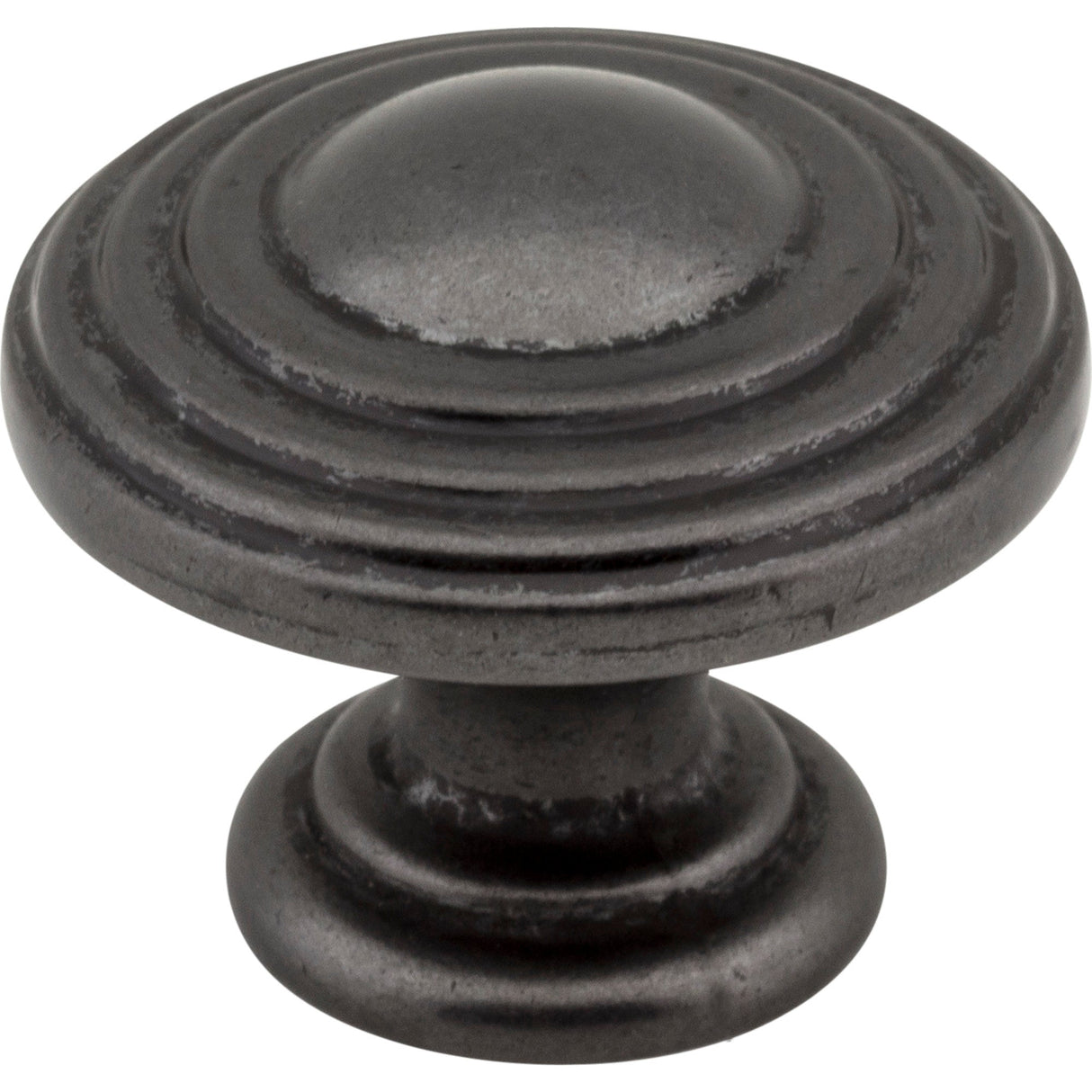 Stacked Bremen 2 Cabinet Knob by Jeffrey Alexander - Gun Metal