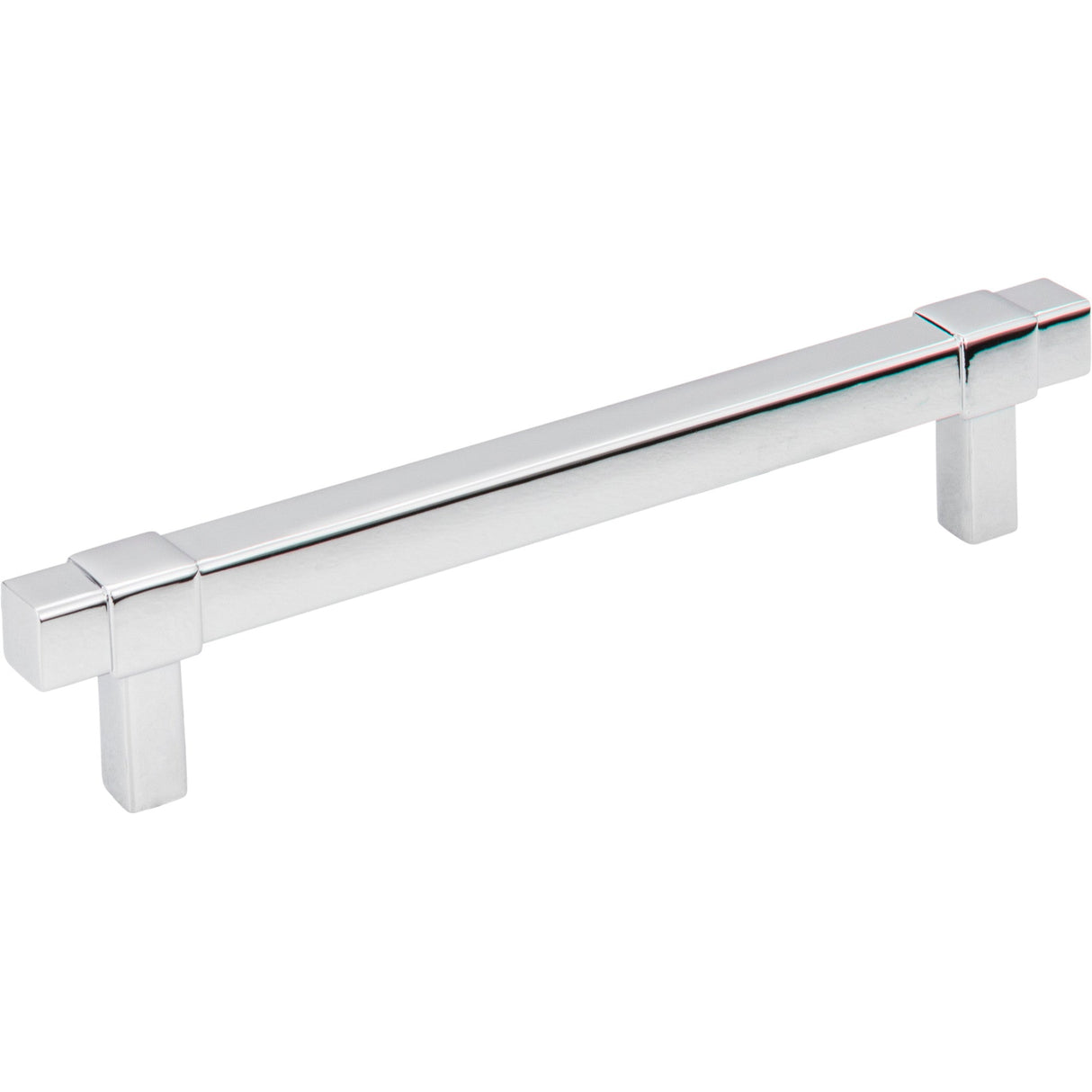 Square Zane Cabinet Pull by Jeffrey Alexander - Polished Chrome