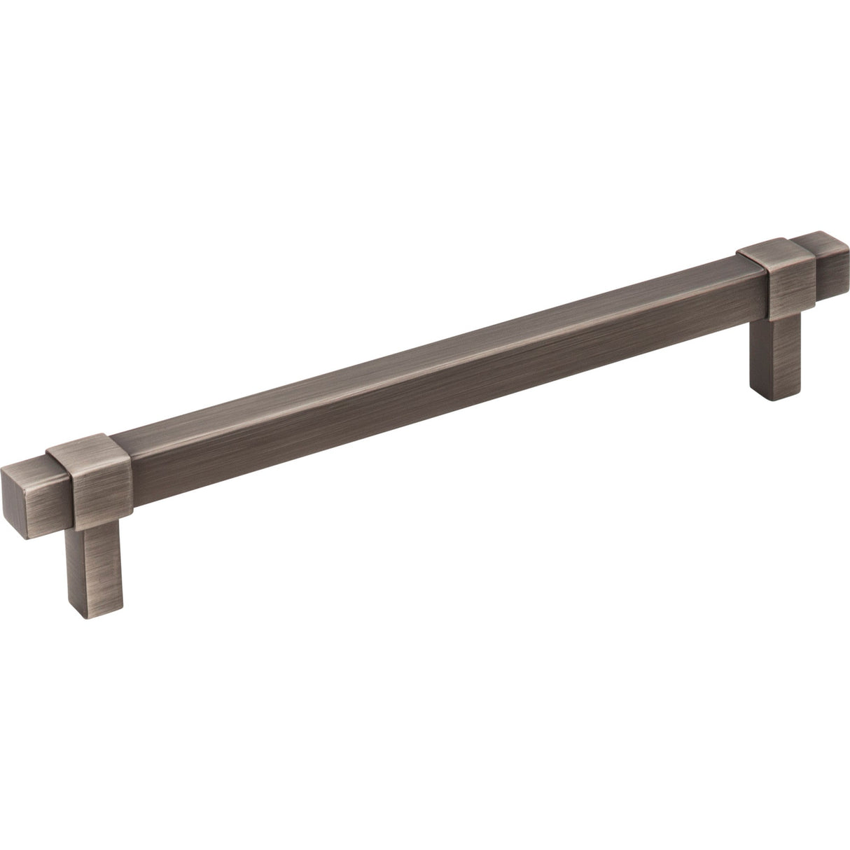 Square Zane Cabinet Pull by Jeffrey Alexander - Brushed Pewter