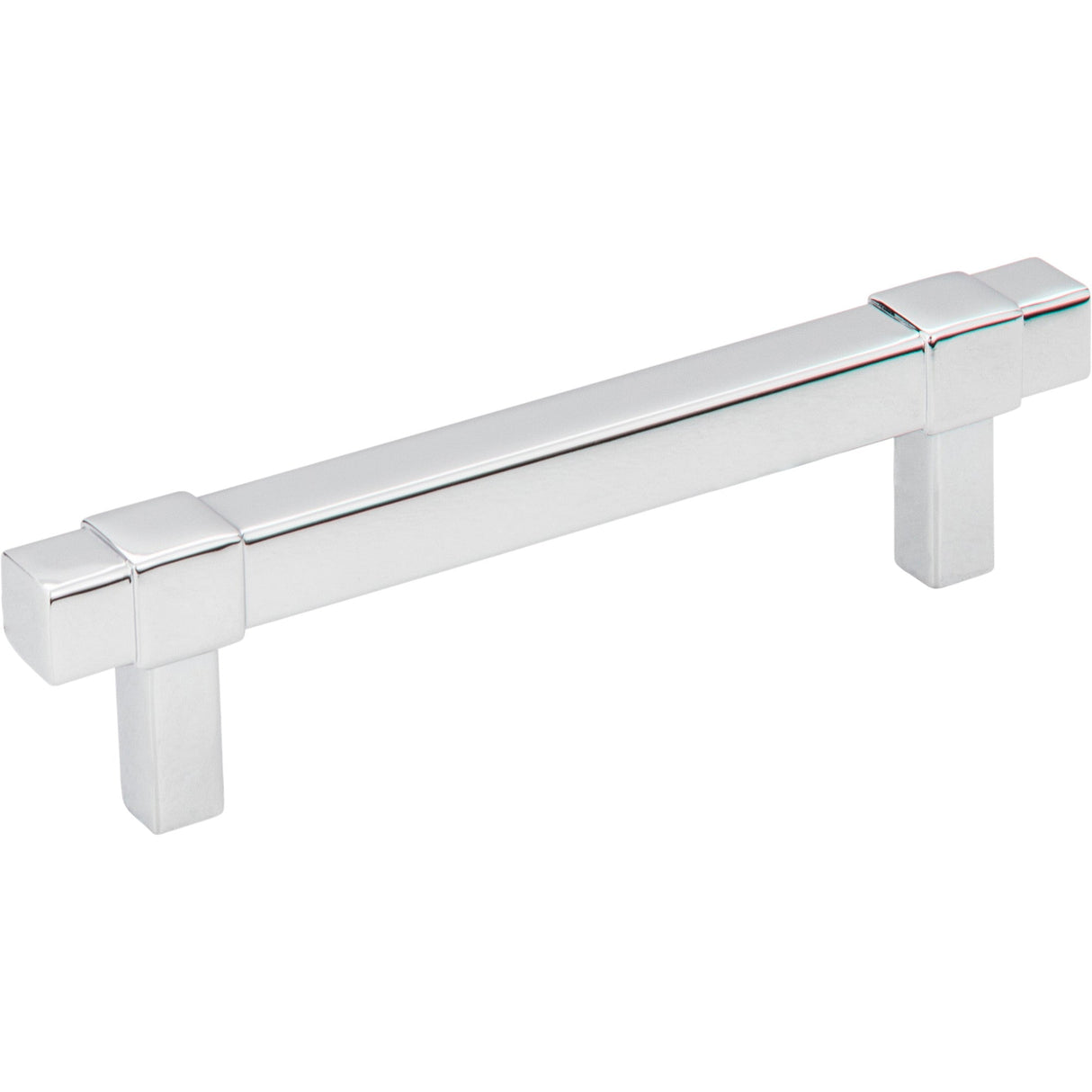 Square Zane Cabinet Pull by Jeffrey Alexander - Polished Chrome