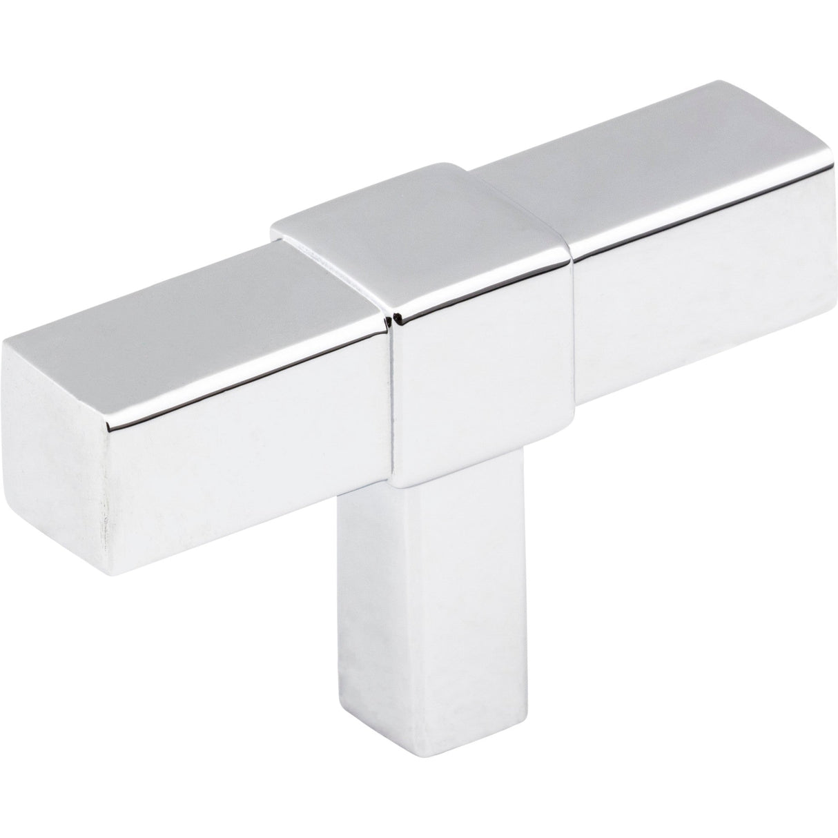 Zane Cabinet "T" Knob by Jeffrey Alexander - Polished Chrome