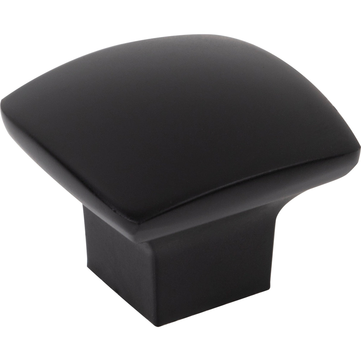 Square Sonoma Cabinet Knob by Jeffrey Alexander - Matte Black