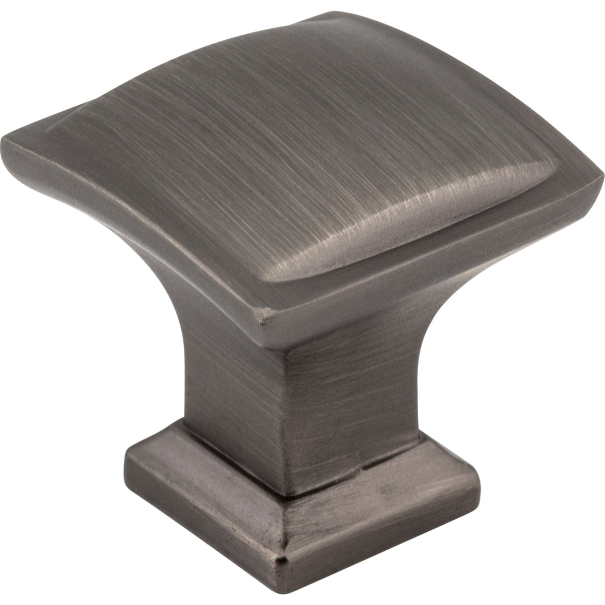 Square Annadale Cabinet Knob by Jeffrey Alexander - Brushed Pewter