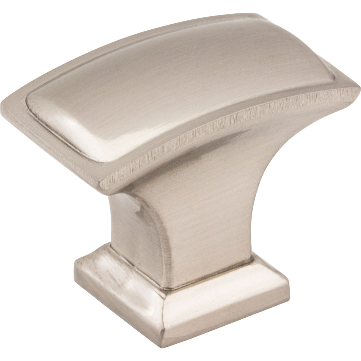 Rectangle Annadale Cabinet Knob by Jeffrey Alexander - Satin Nickel