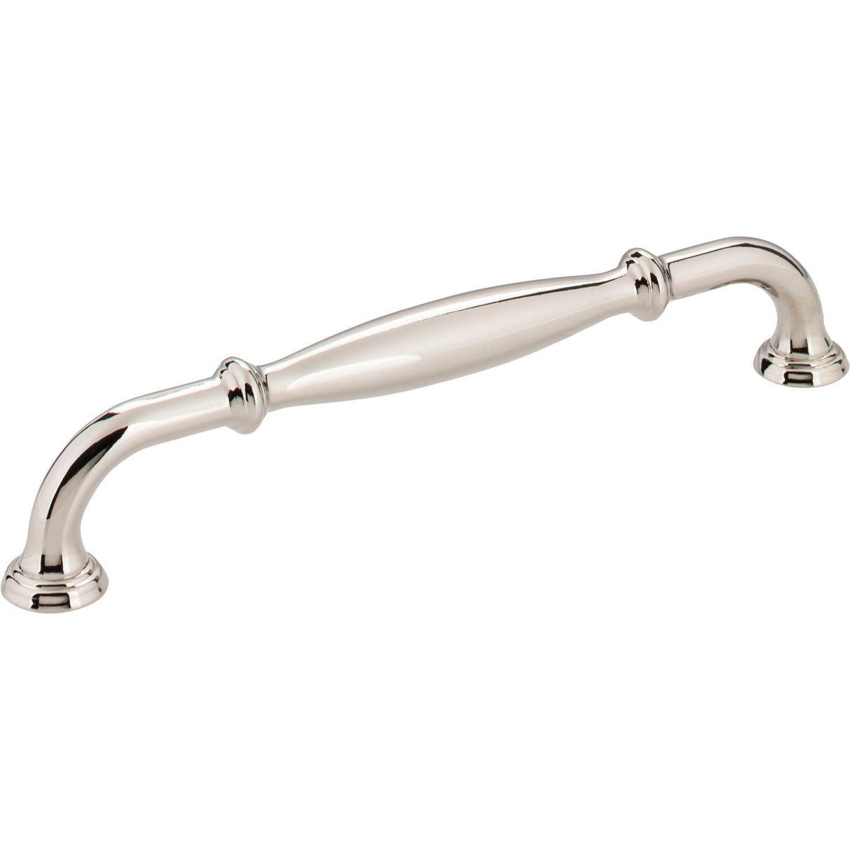 Tiffany Cabinet Pull by Jeffrey Alexander - Polished Nickel