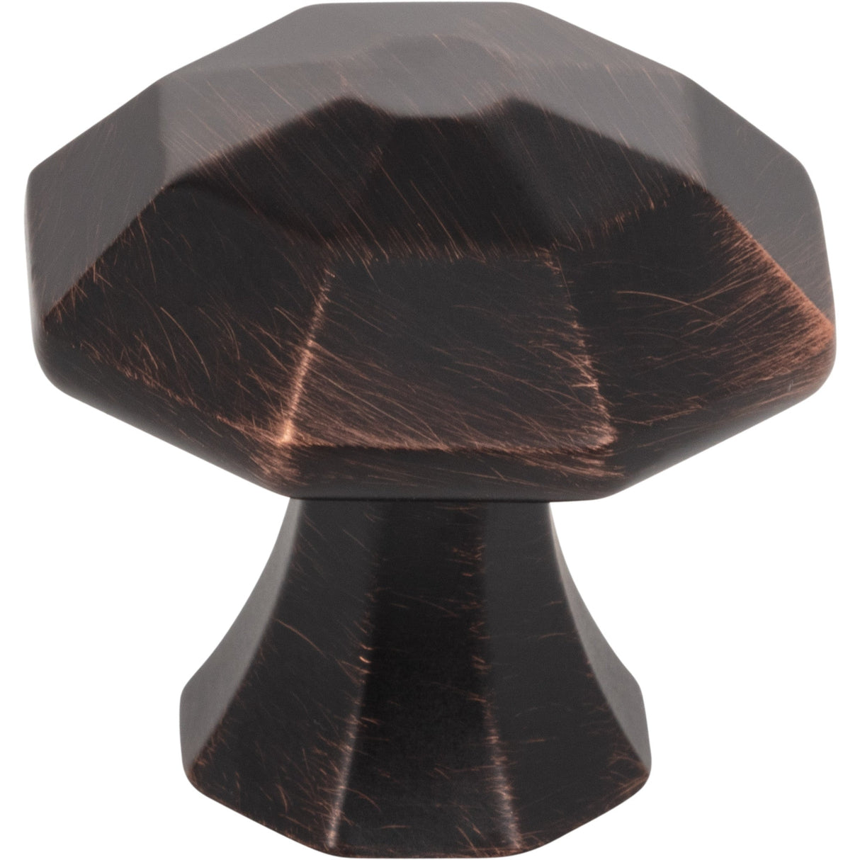 Octagonal Wheeler Cabinet Knob by Jeffrey Alexander - Brushed Oil Rubbed Bronze