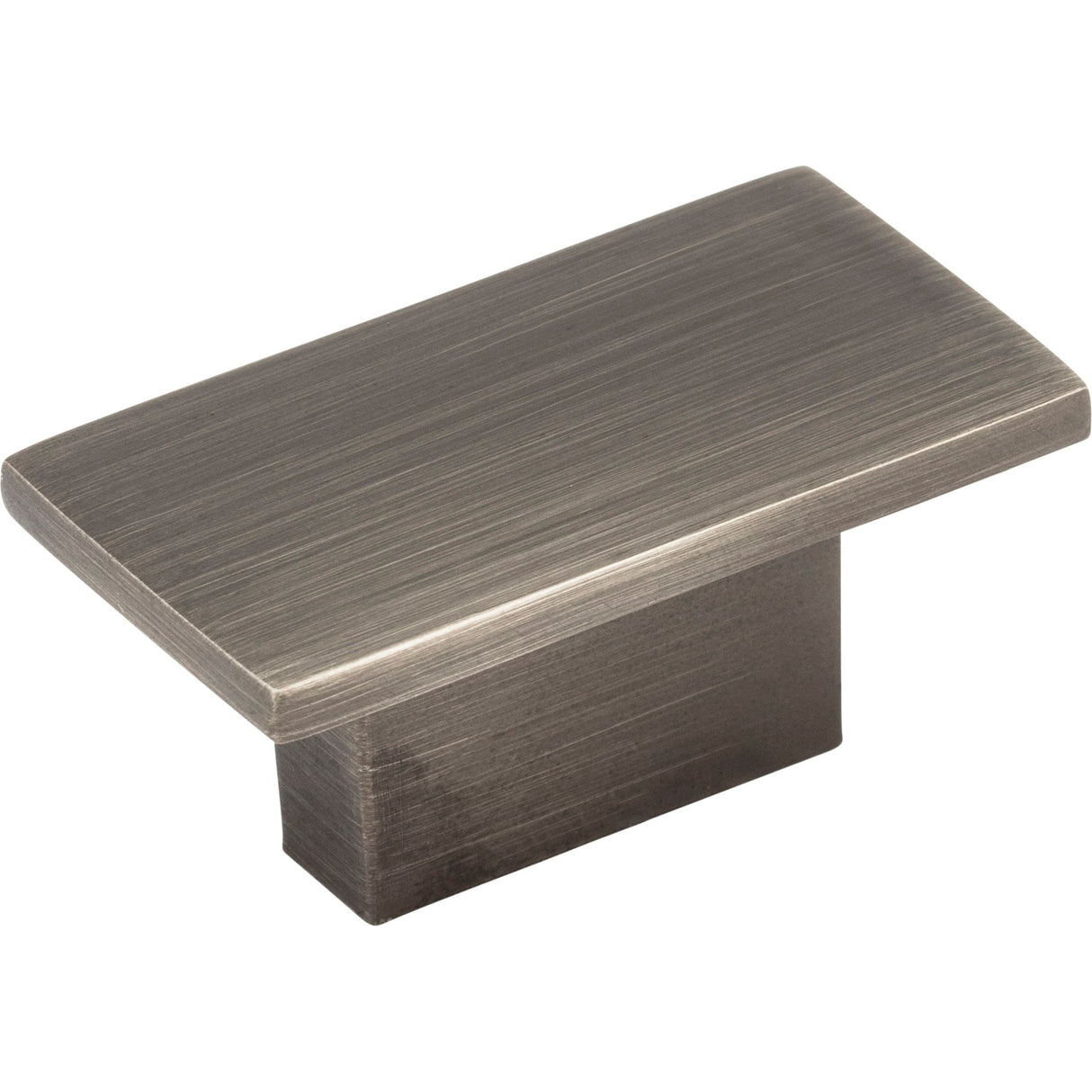 Rectangle Mirada Cabinet Knob by Jeffrey Alexander - Brushed Pewter