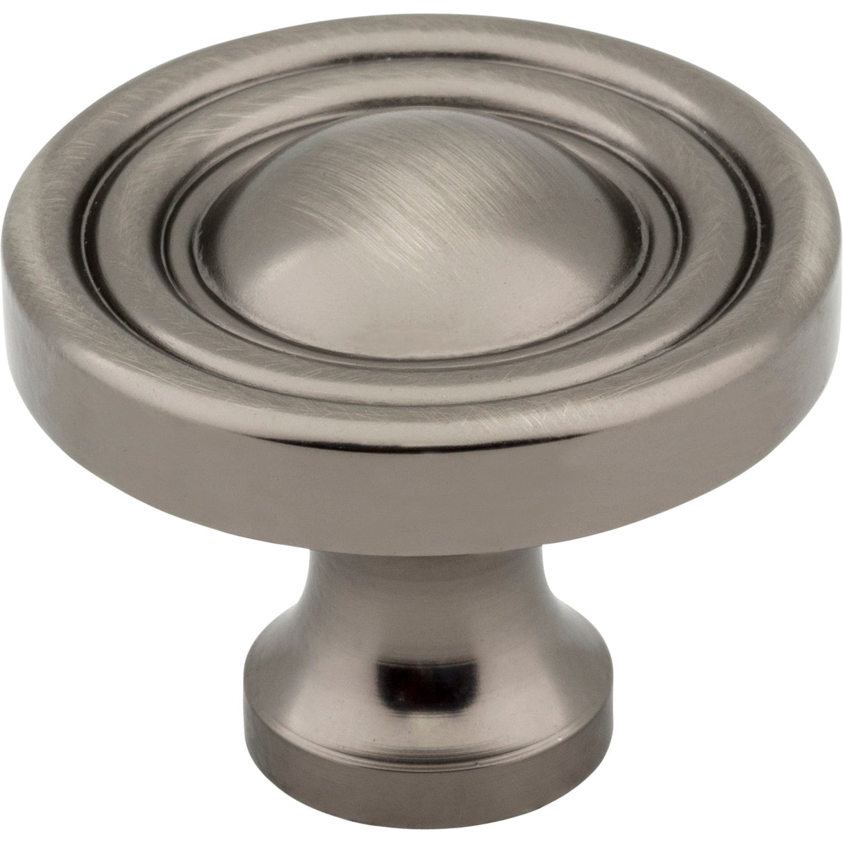 Round Bella Cabinet Knob by Jeffrey Alexander - Brushed Pewter