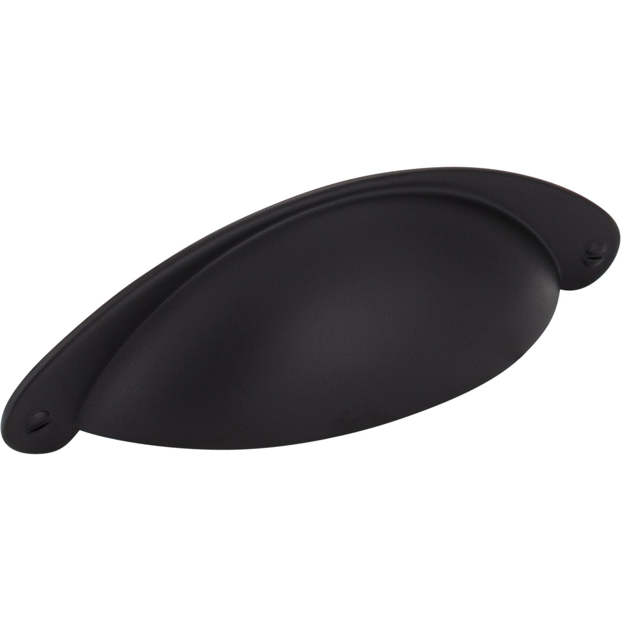 Lyon Cabinet Cup Pull by Jeffrey Alexander - Matte Black