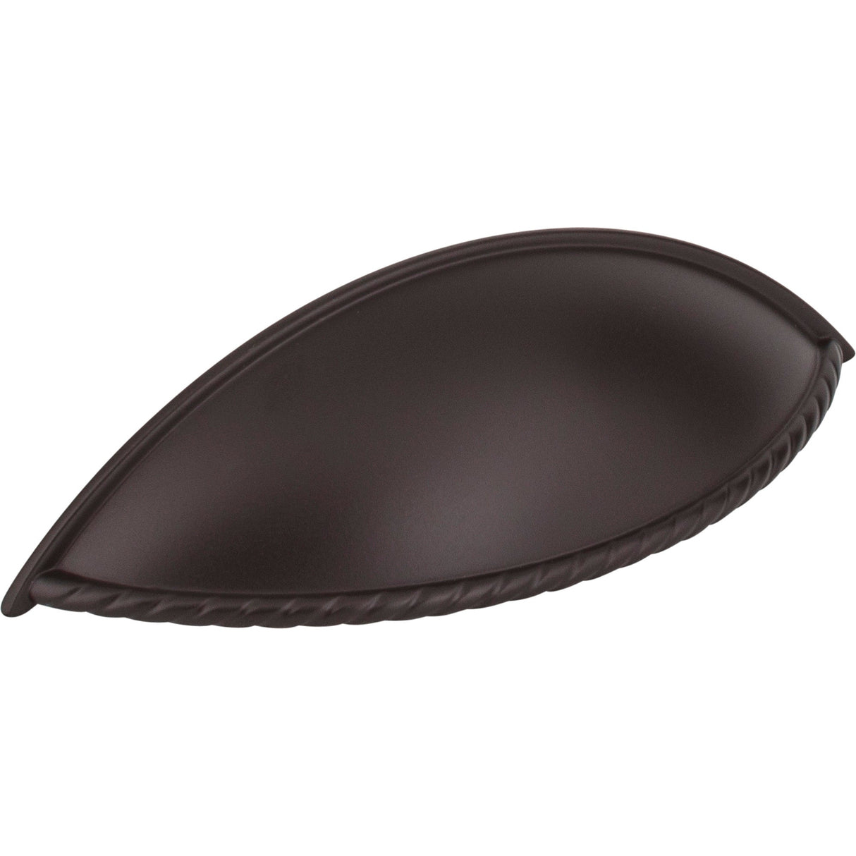 Lenoir Cabinet Cup Pull by Jeffrey Alexander - Dark Bronze