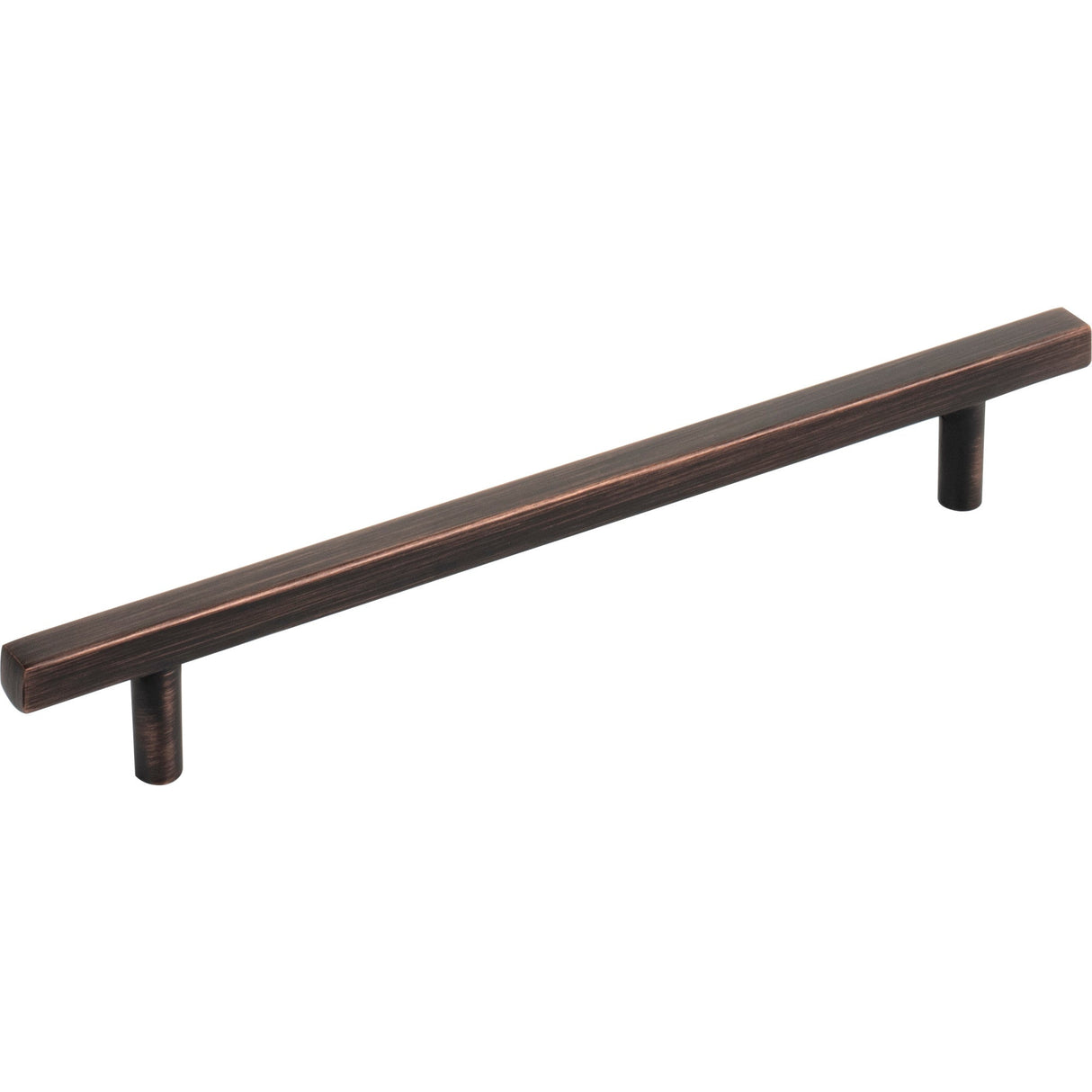 Square Dominique Cabinet Bar Pull by Jeffrey Alexander - Brushed Oil Rubbed Bronze