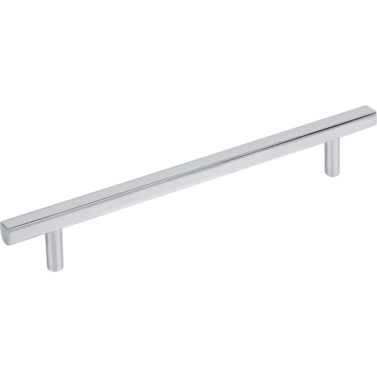 Square Dominique Cabinet Bar Pull by Jeffrey Alexander - Polished Chrome