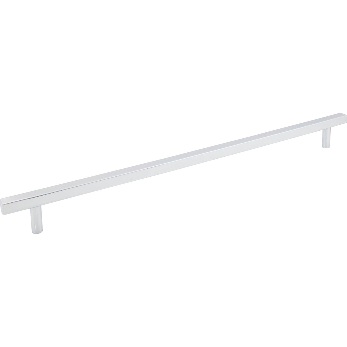 Square Dominique Appliance Handle by Jeffrey Alexander - Polished Chrome