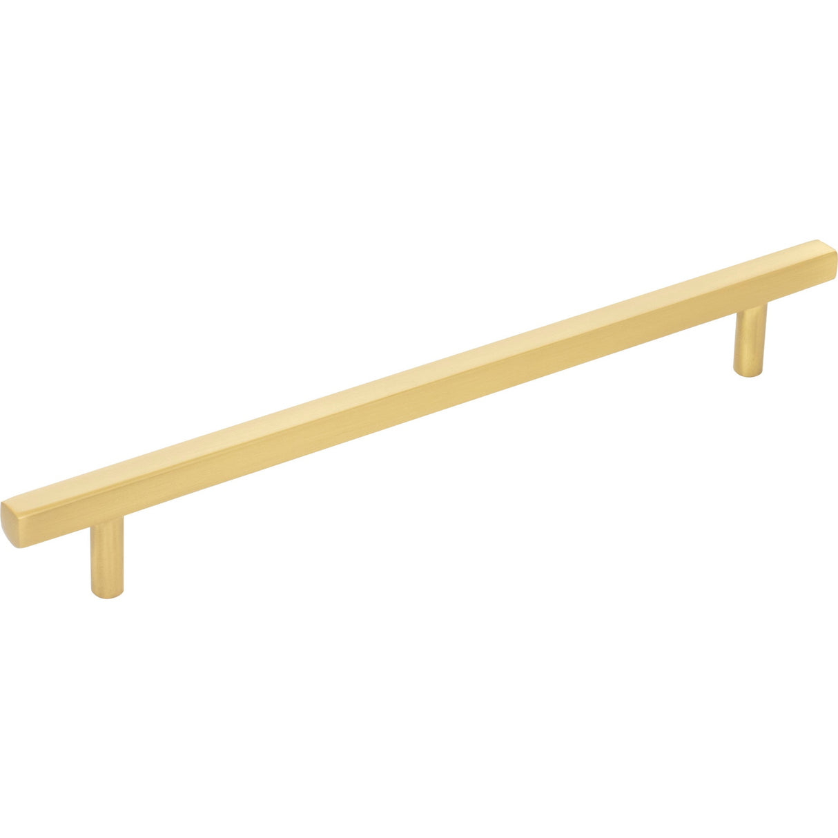 Square Dominique Cabinet Bar Pull by Jeffrey Alexander - Brushed Gold