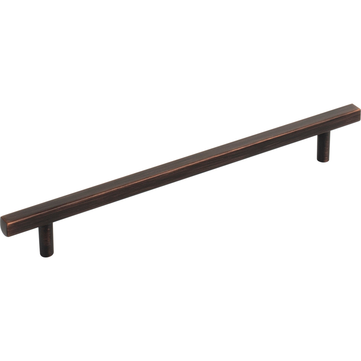 Square Dominique Cabinet Bar Pull by Jeffrey Alexander - Brushed Oil Rubbed Bronze