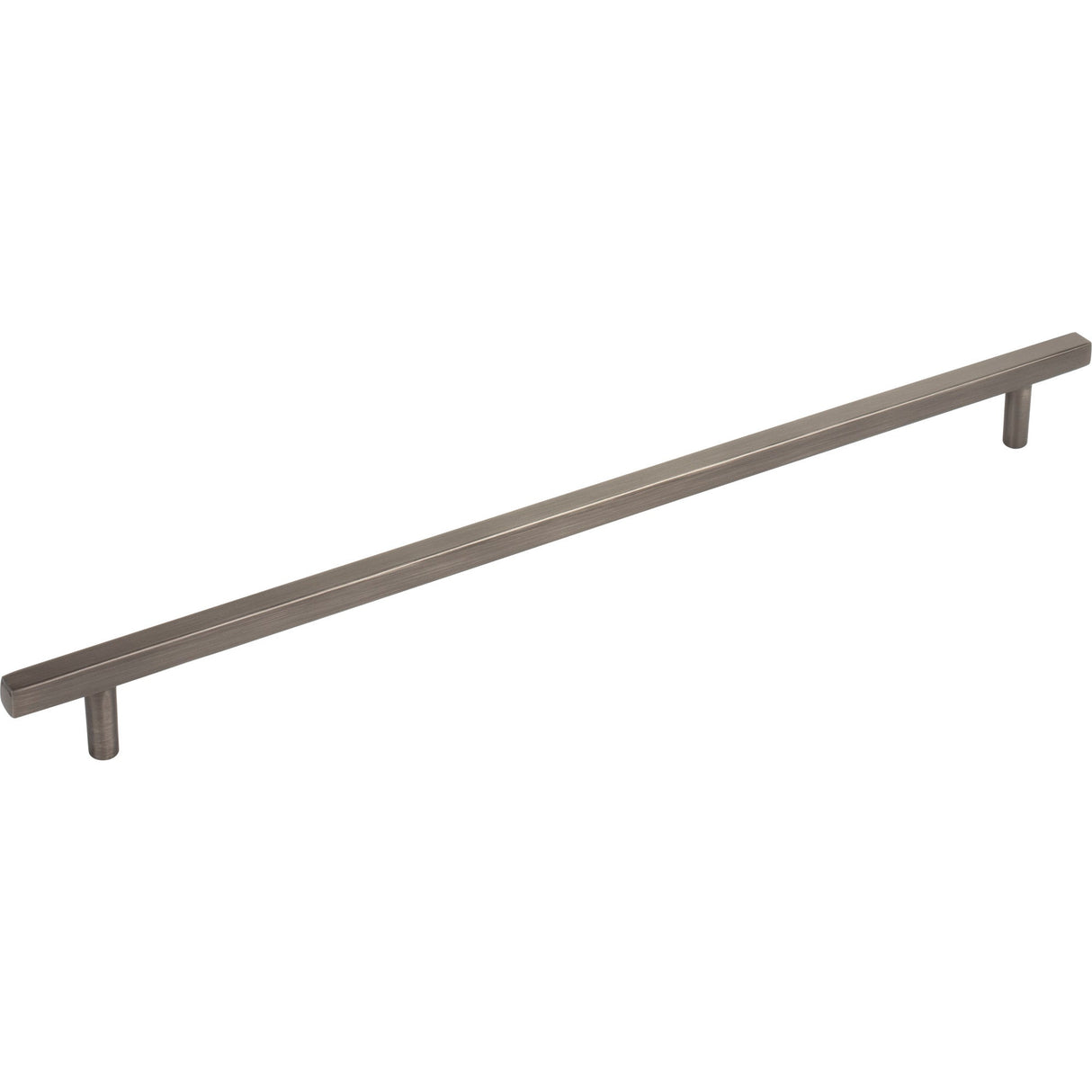 Square Dominique Cabinet Bar Pull by Jeffrey Alexander - Brushed Pewter
