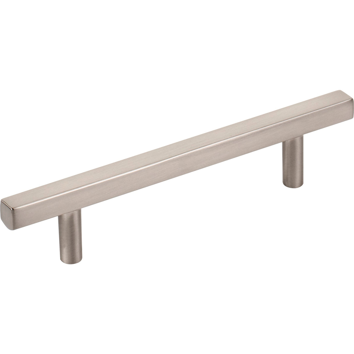 Square Dominique Cabinet Bar Pull by Jeffrey Alexander - Satin Nickel
