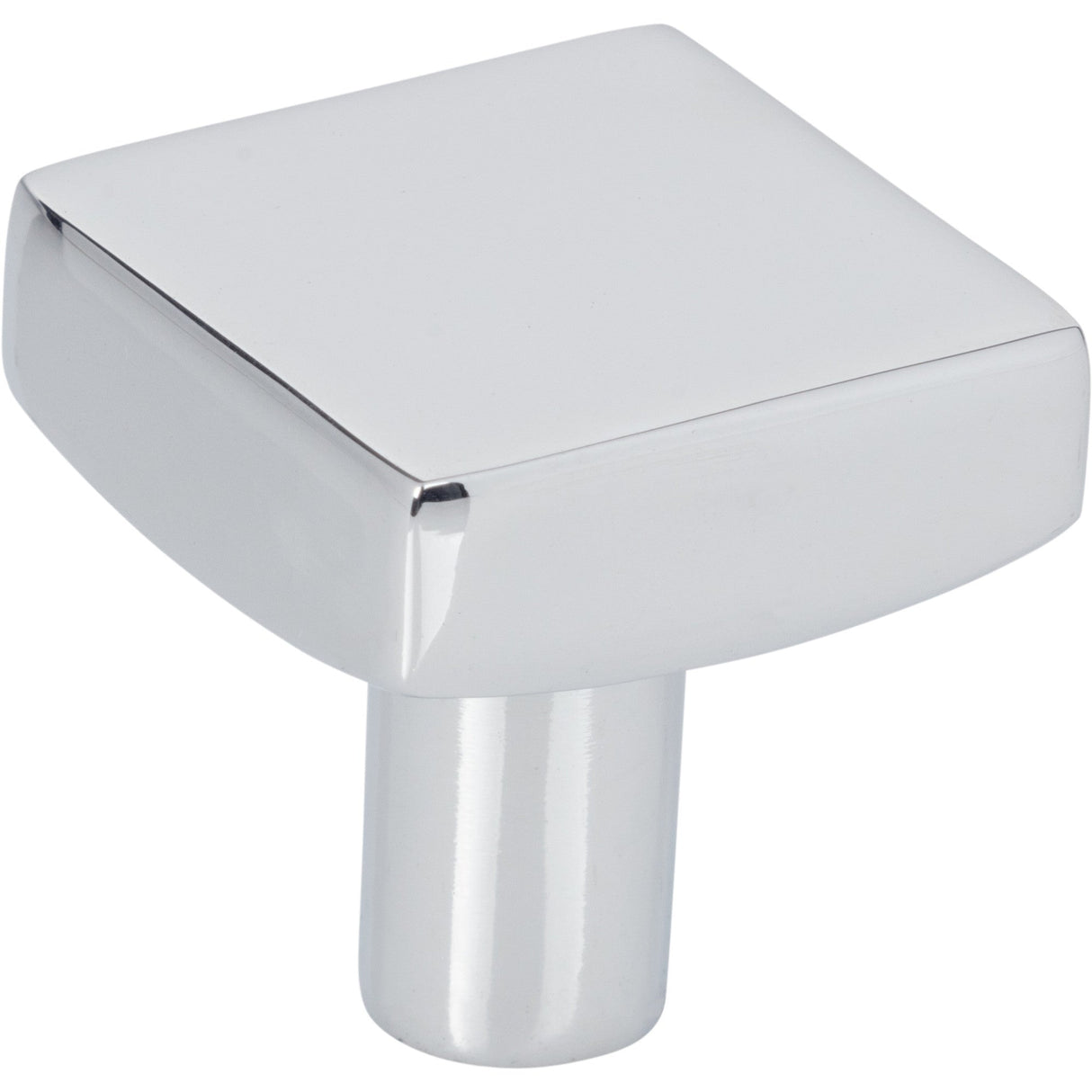 Square Dominique Cabinet Knob by Jeffrey Alexander - Polished Chrome