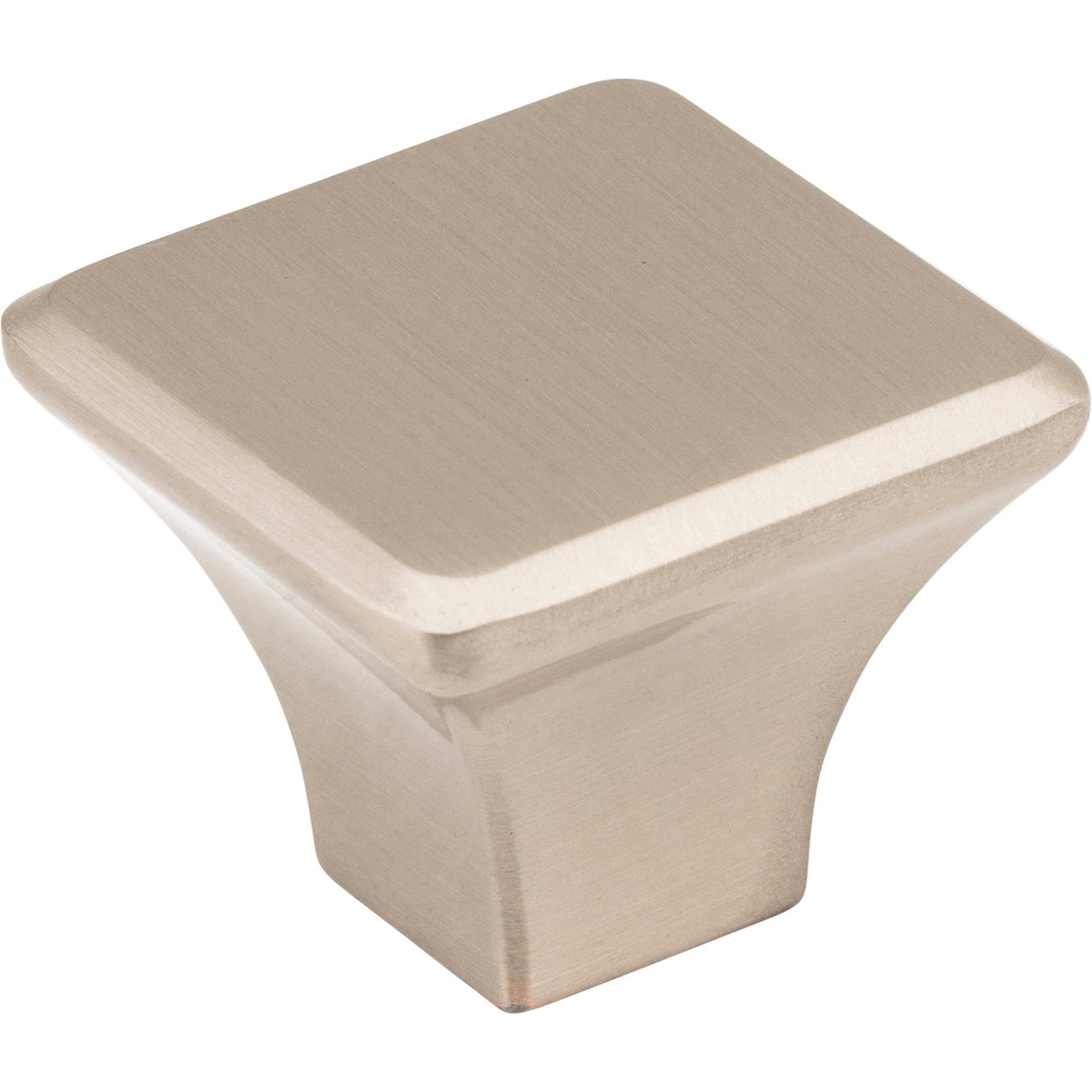 Square Marlo Cabinet Knob by Jeffrey Alexander - Satin Nickel