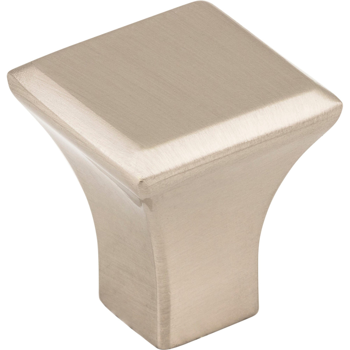 Square Marlo Cabinet Knob by Jeffrey Alexander - Satin Nickel