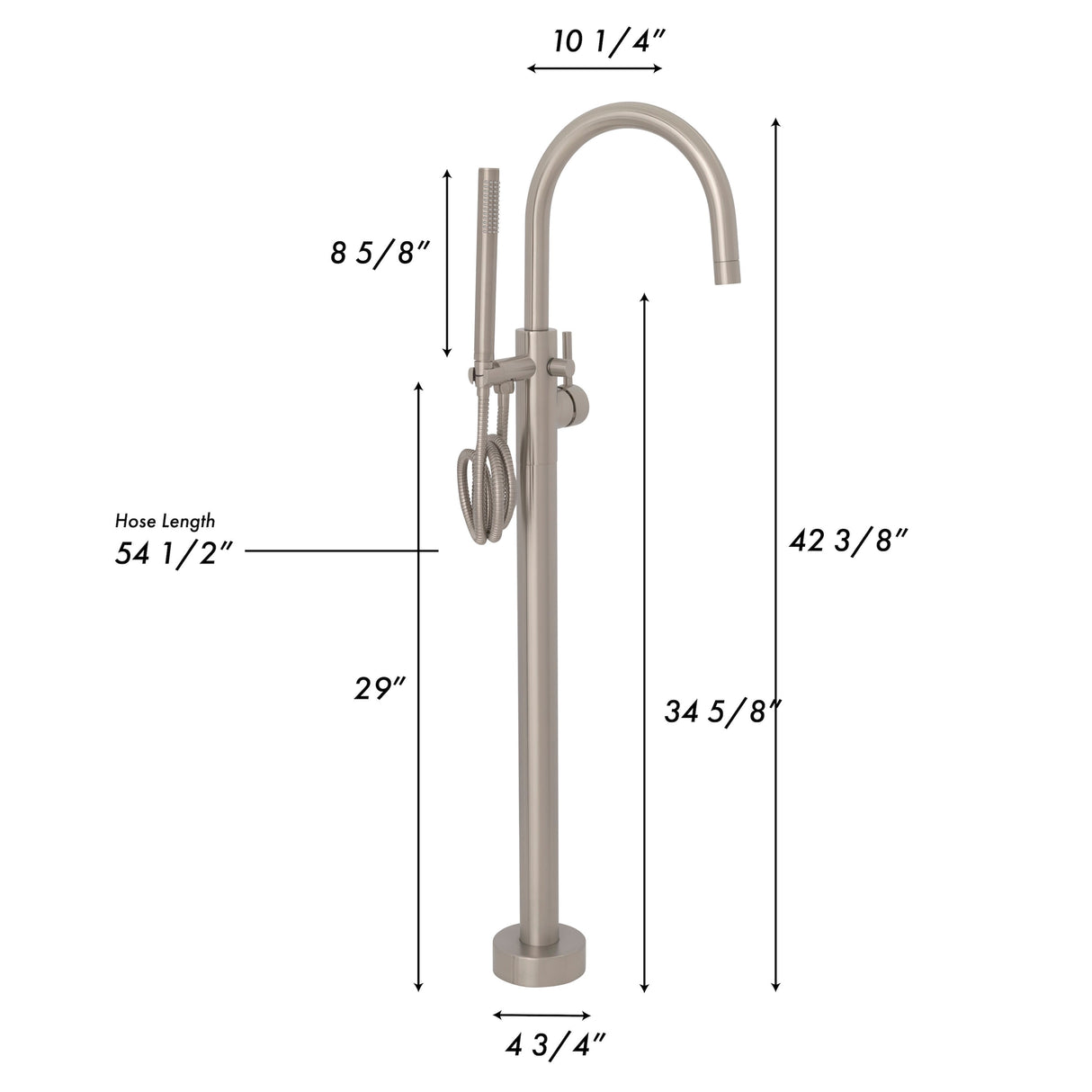 ZLINE Emerald Bay Bath Tub Filler with Color Options (EMBY-BTF)
