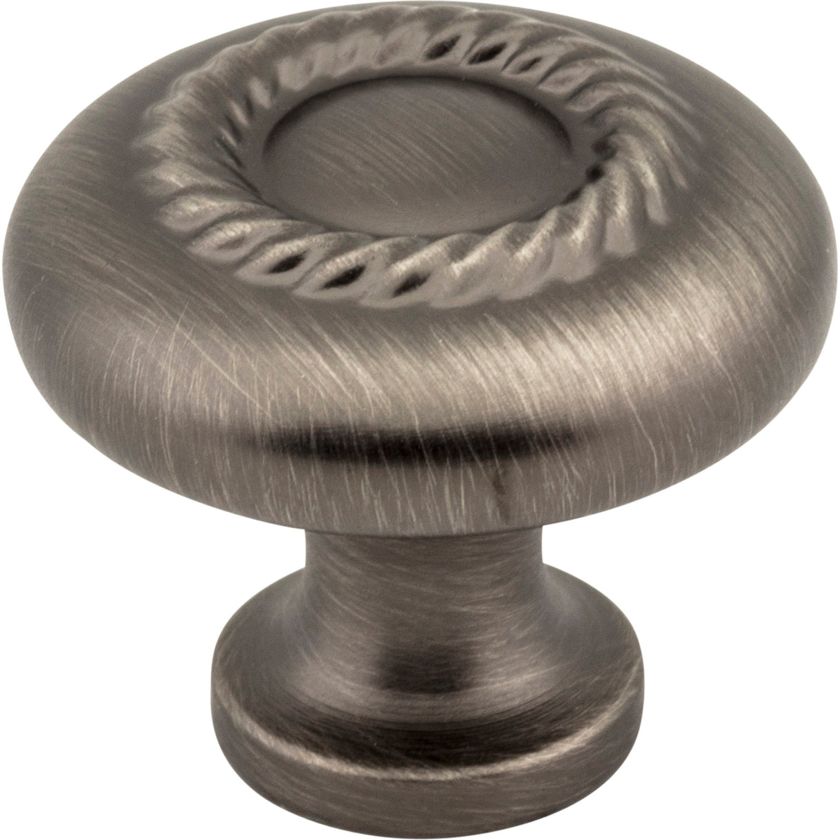 Lenoir Cabinet Knob by Jeffrey Alexander - Brushed Pewter