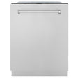 ZLINE 24 in. Panel-Included Monument Series 3rd Rack Top Touch Control Dishwasher with Stainless Steel Door, 45dBa (DWMT-304-24)