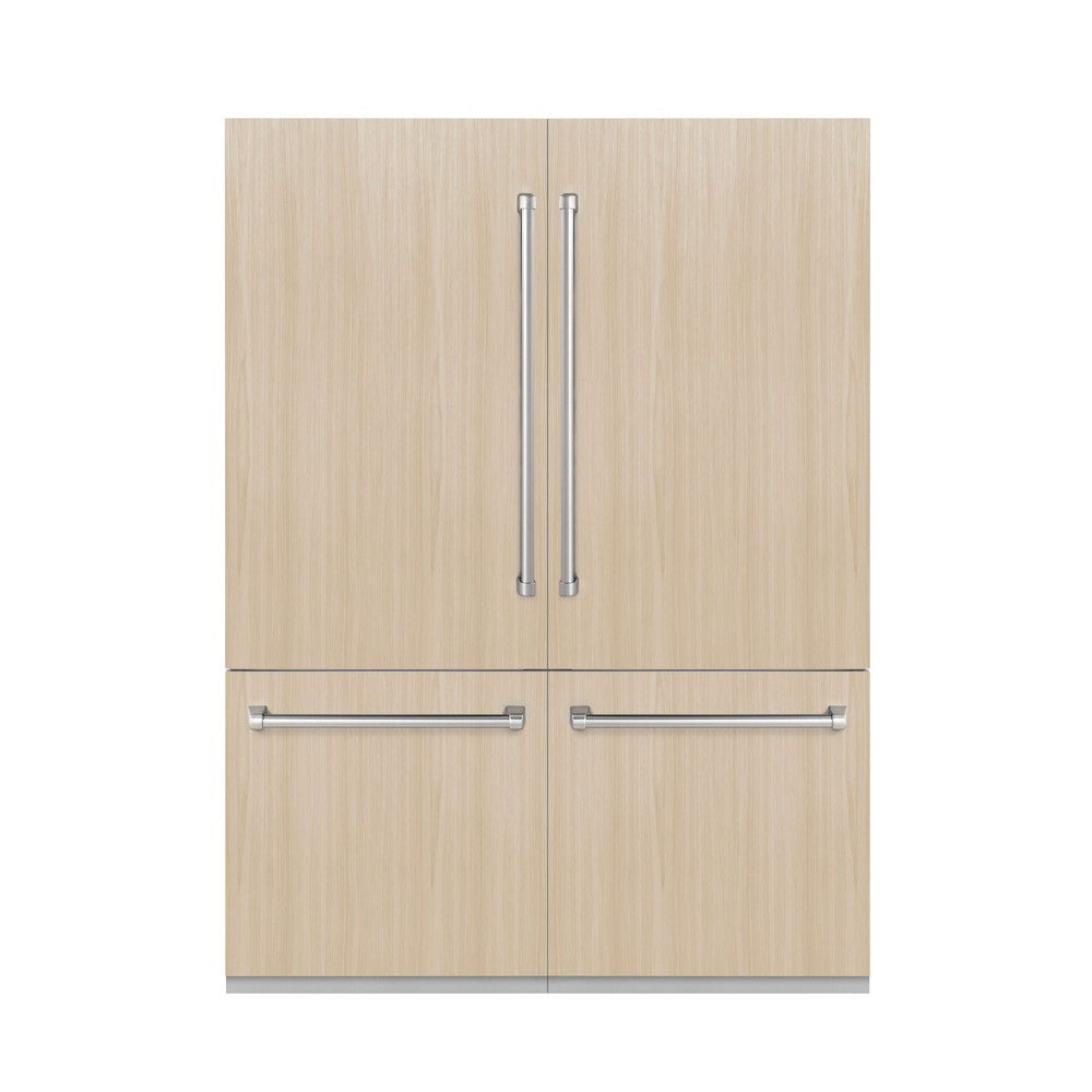 ZLINE 60 in. 32.2 cu. Ft. Panel Ready Built-In 4-Door French Door Refrigerator with Internal Water and Ice Dispenser (RBIV-60)