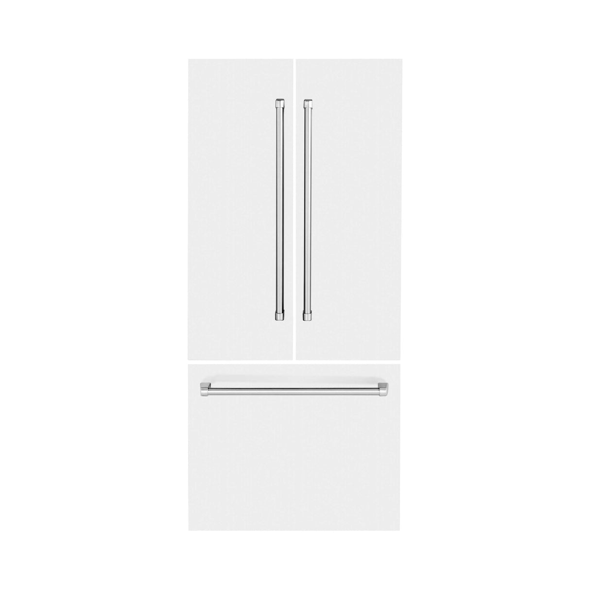 Panels & Handles Only- ZLINE 36 in. Refrigerator Panels in White Matte for a 36 in. Built-in Refrigerator (RPBIV-WM-36)