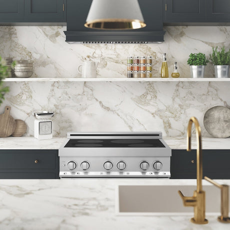 ZLINE 30 in. 4.0 cu. ft. Induction Range with a 4 Element Stove and Electric Oven in Stainless Steel (RAIND-30)