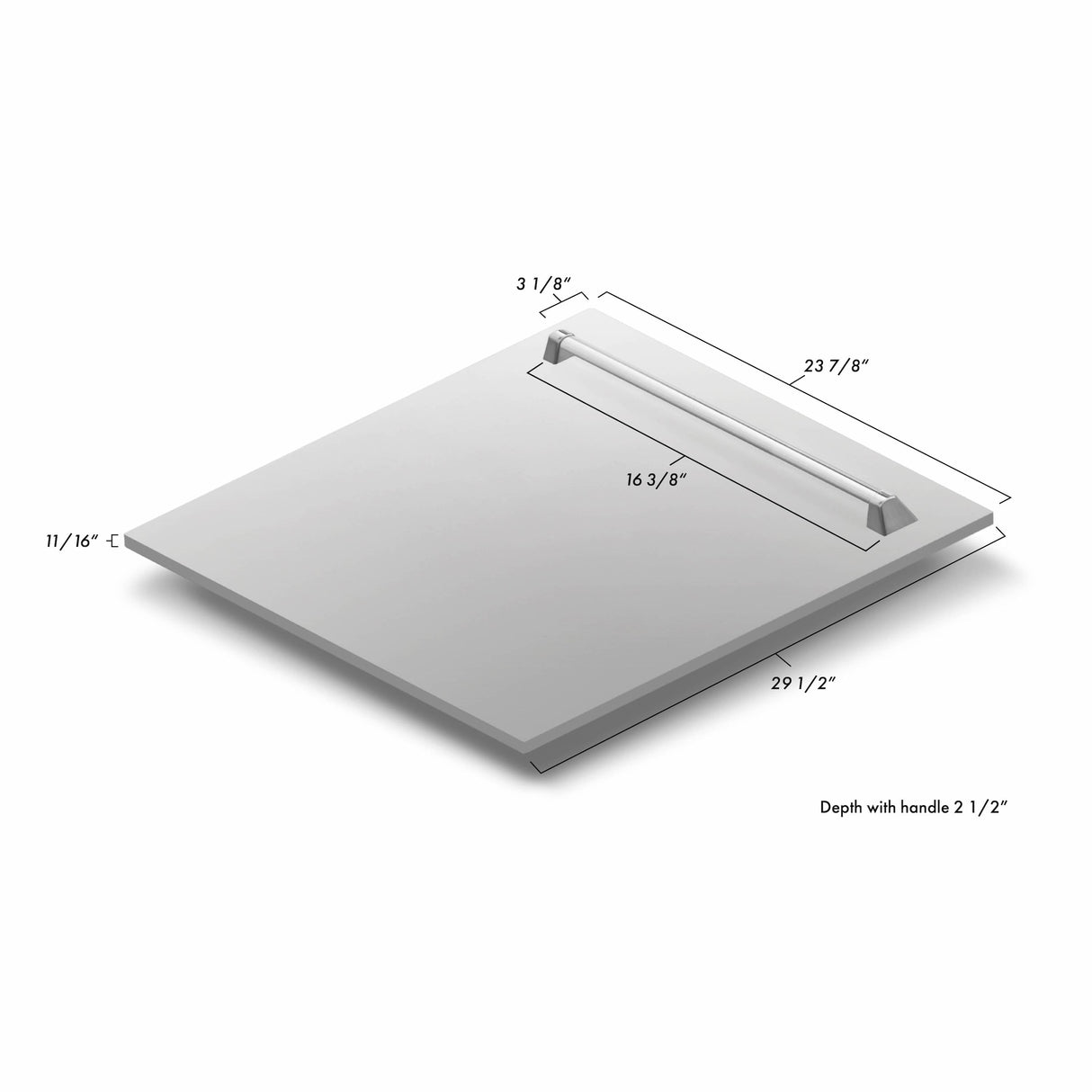 ZLINE 24" Monument Dishwasher Panel with Traditional Handle and Color Options (DPMT-24)