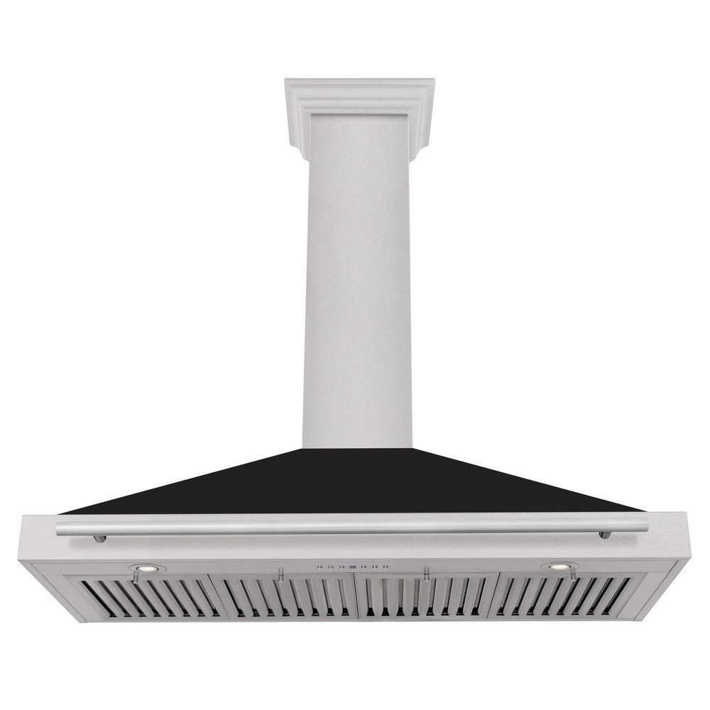 ZLINE 48 in. Fingerprint Resistant Stainless Steel Range Hood with Stainless Steel Handle (KB4SNX-48)