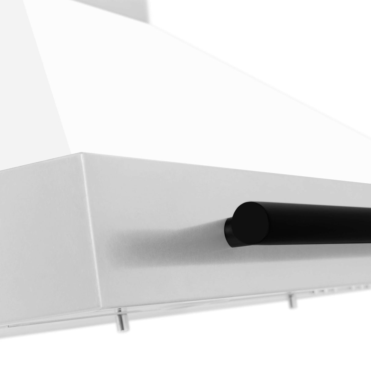 ZLINE 30 in. Autograph Edition Stainless Steel Range Hood with White Matte Shell and Accents (KB4STZ-WM30)