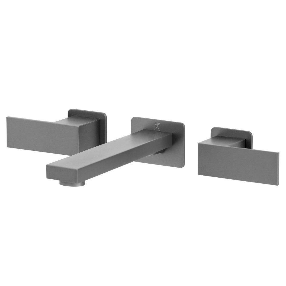 Gun Metal Bliss wall mount bath faucet