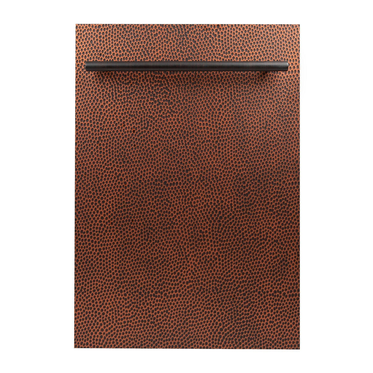ZLINE 18" Dishwasher Panel with Modern Handle - Hand-Hammered Copper