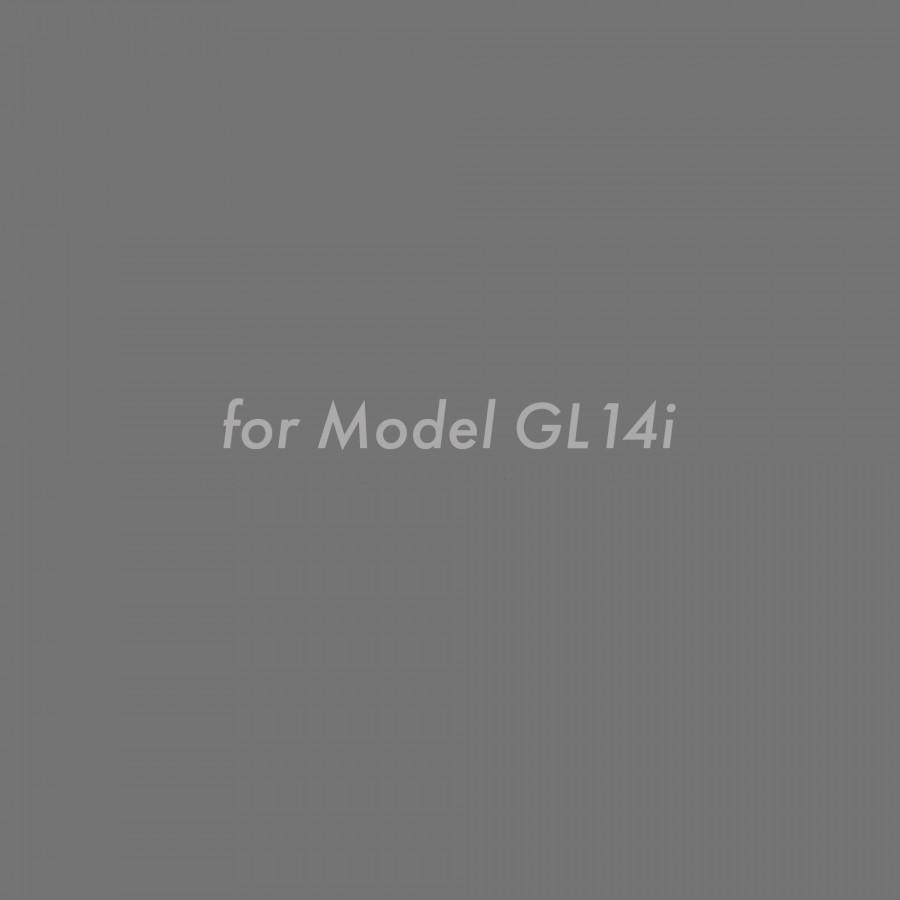 ZLINE 2-12 in. Short Chimney Pieces for 7 ft. to 8 ft. Ceilings (SK-GL14i)