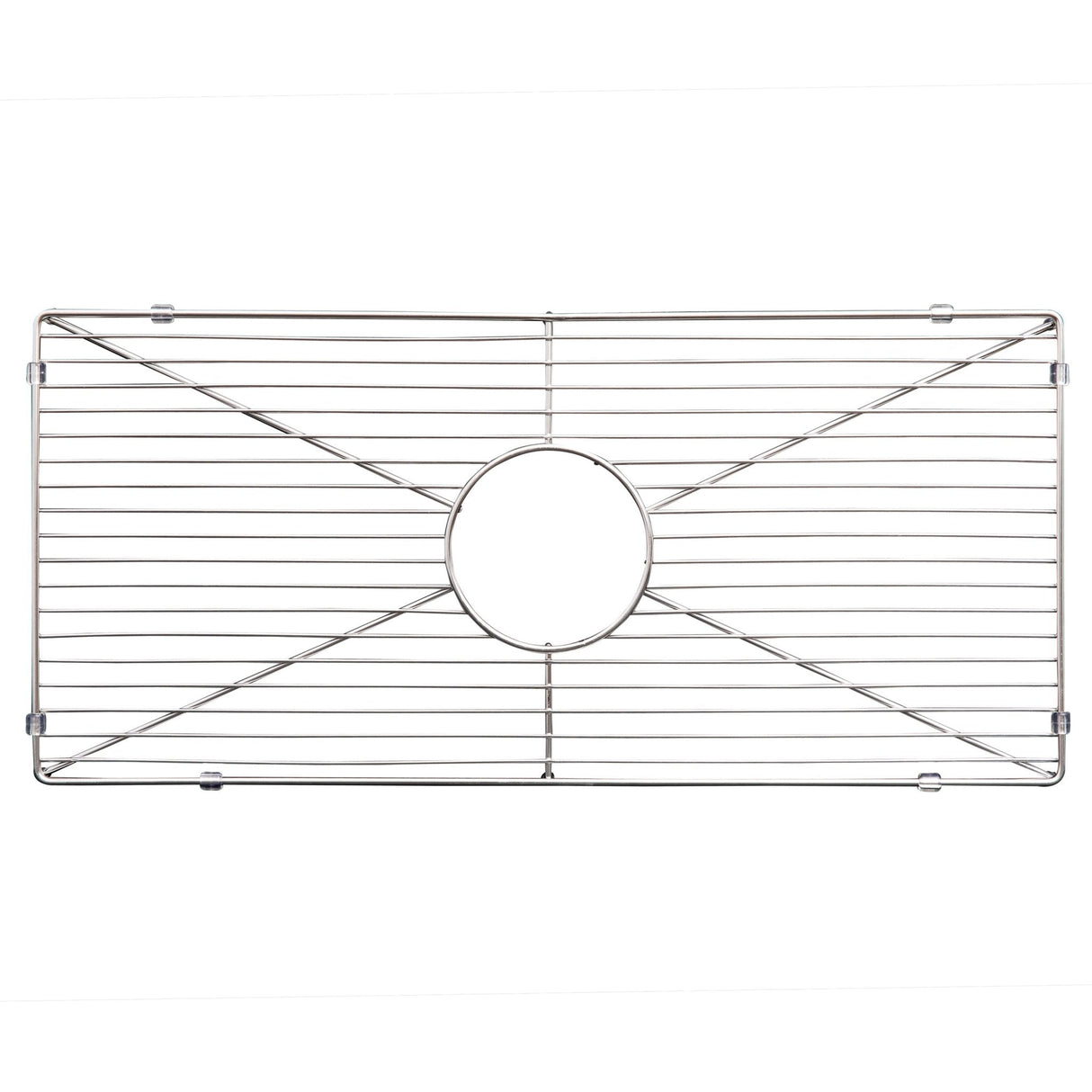 ZLINE 24 in. Venice Farmhouse Apron Front Reversible Single Bowl Fireclay Kitchen Sink with Bottom Grid (FRC5120)