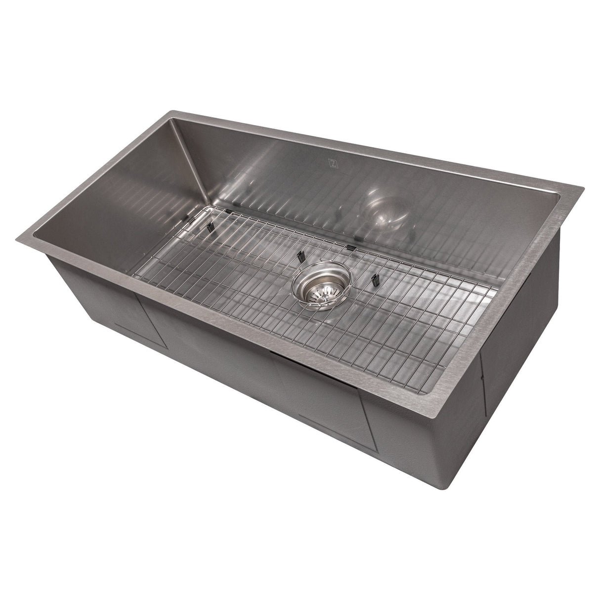 ZLINE 36 in. Classic Series Undermount Single Bowl Sink (SRS-36) in DuraSnow