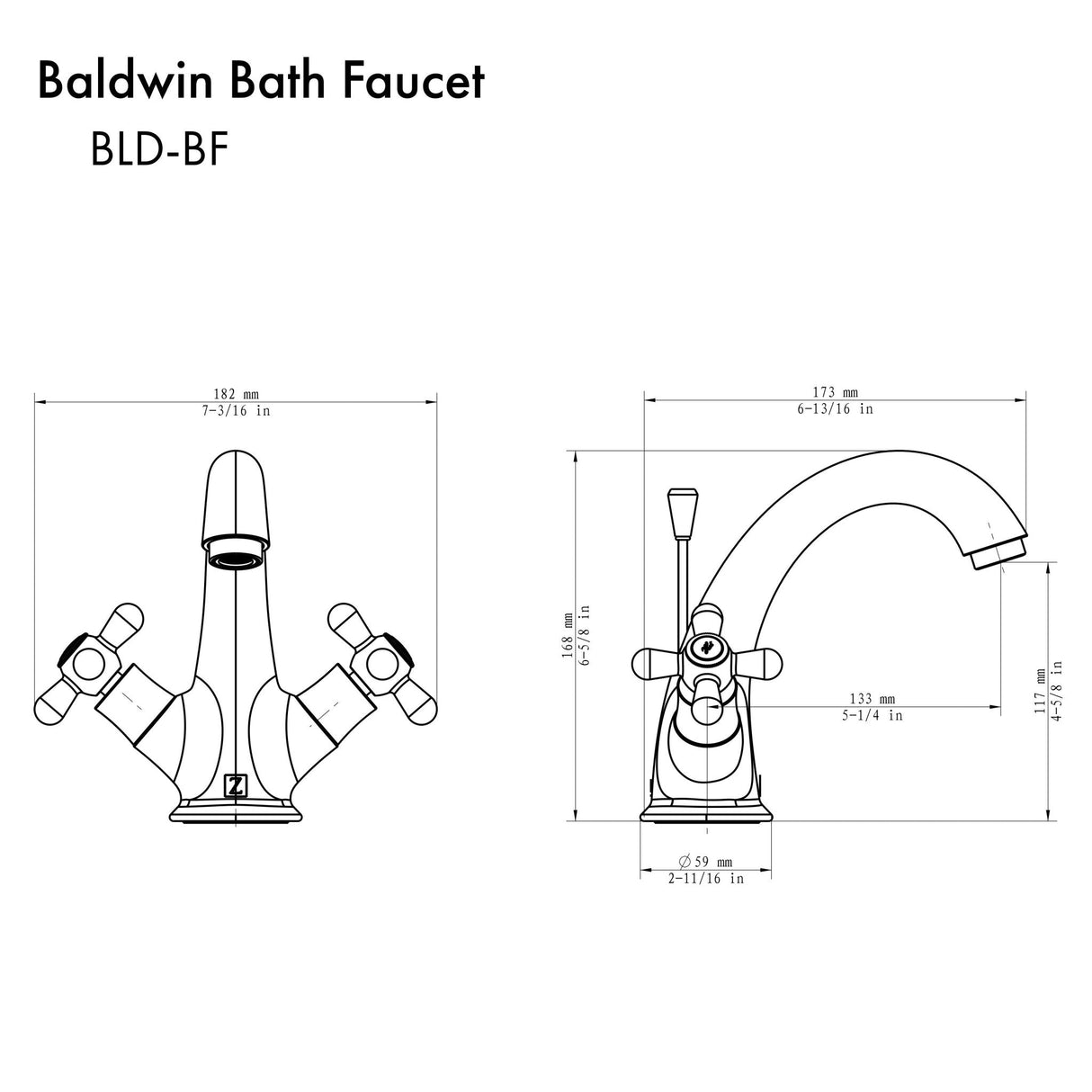 ZLINE Baldwin Bath Faucet (BLD-BF)