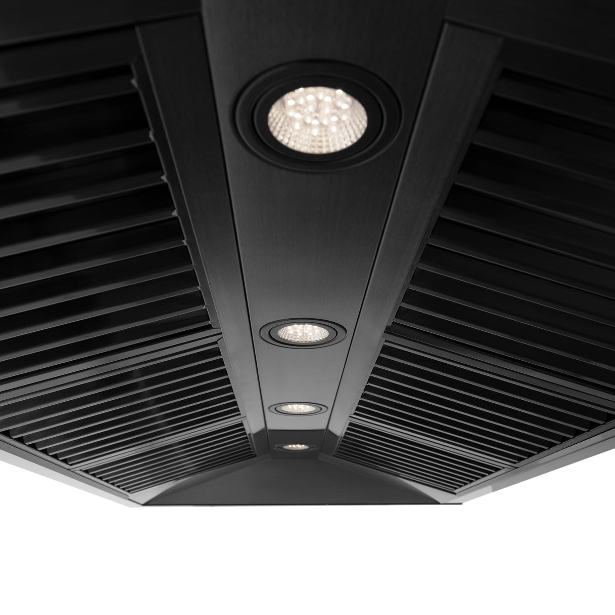 ZLINE 48 in. Autograph Edition Kitchen Package with Black Stainless Steel Dual Fuel Range and Range Hood with Polished Gold Accents (2AKP-RABRH48-G)