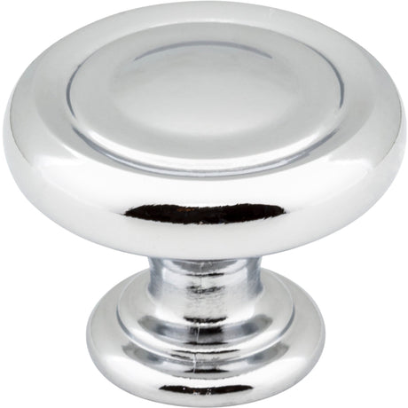 Bremen 1 Cabinet Knob by Jeffrey Alexander - Polished Chrome