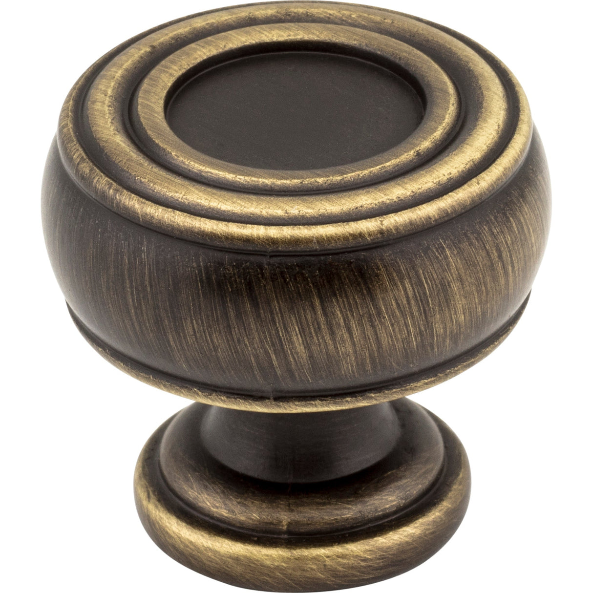 Barrel Bremen 2 Cabinet Knob by Jeffrey Alexander - Antique Brushed Satin Brass