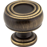 Barrel Bremen 2 Cabinet Knob by Jeffrey Alexander - Antique Brushed Satin Brass