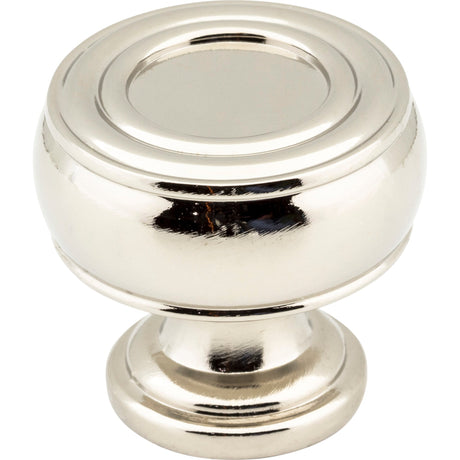 Barrel Bremen 2 Cabinet Knob by Jeffrey Alexander - Polished Nickel