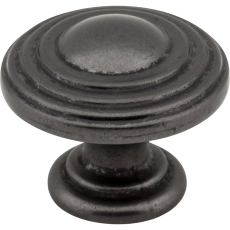 Stacked Bremen 2 Cabinet Knob by Jeffrey Alexander - Gun Metal