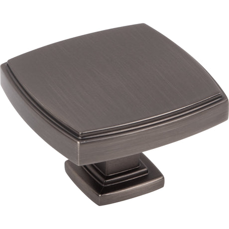 Square Renzo Cabinet Knob by Jeffrey Alexander - Brushed Pewter