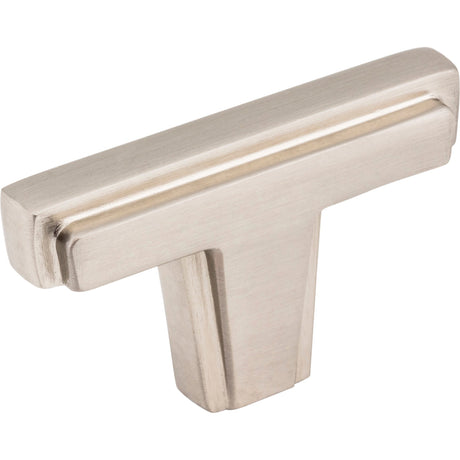 Lexa Cabinet "T" Knob by Jeffrey Alexander - Satin Nickel